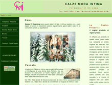 Tablet Screenshot of calzemodaintima.it